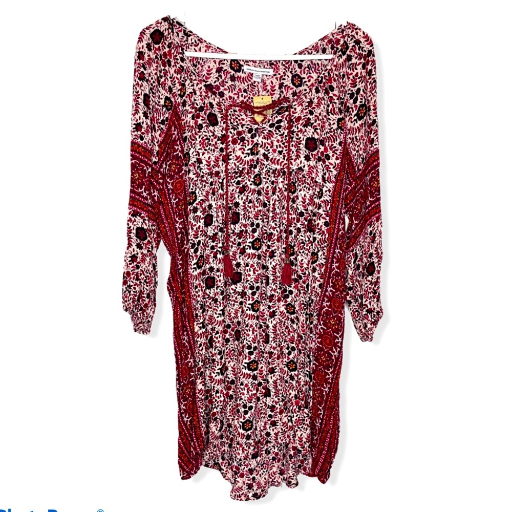 NWT 🆕 American Eagle Floral Boho Pheasant Dress - Picture 2 of 10